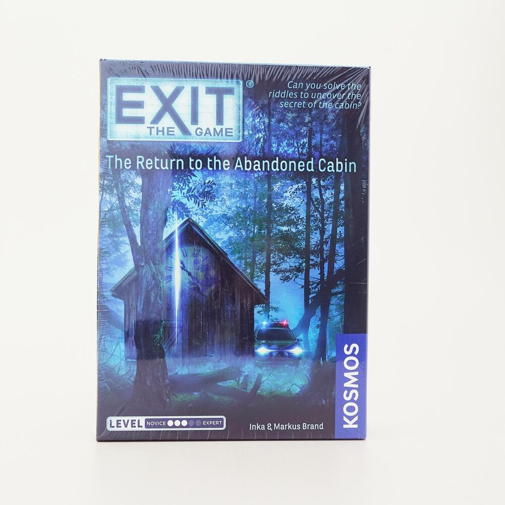 EXIT The Game: The Return to the Abandoned Cabin Escape Game NEW SEALED Kosmos